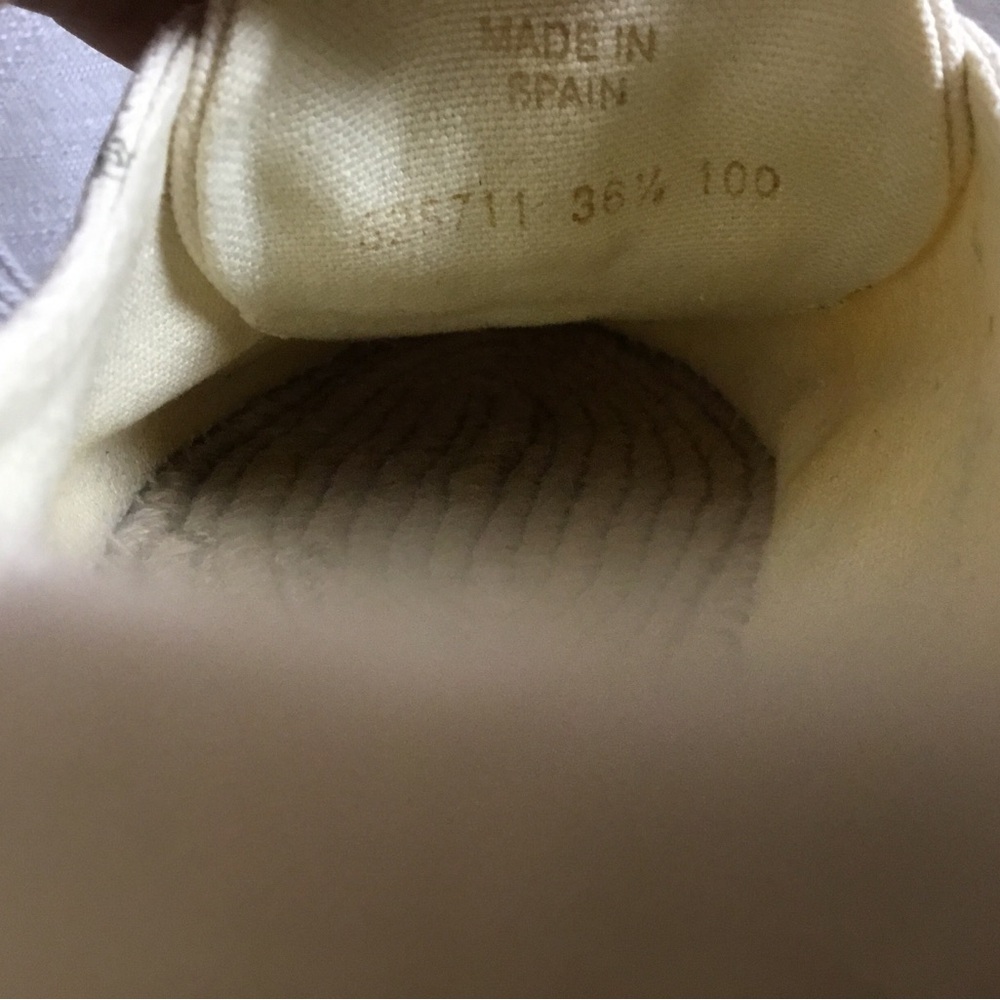 Gucci Cream Canvas Platform Espadrille Sneakers with Web Stripe - Picture 7 of 15